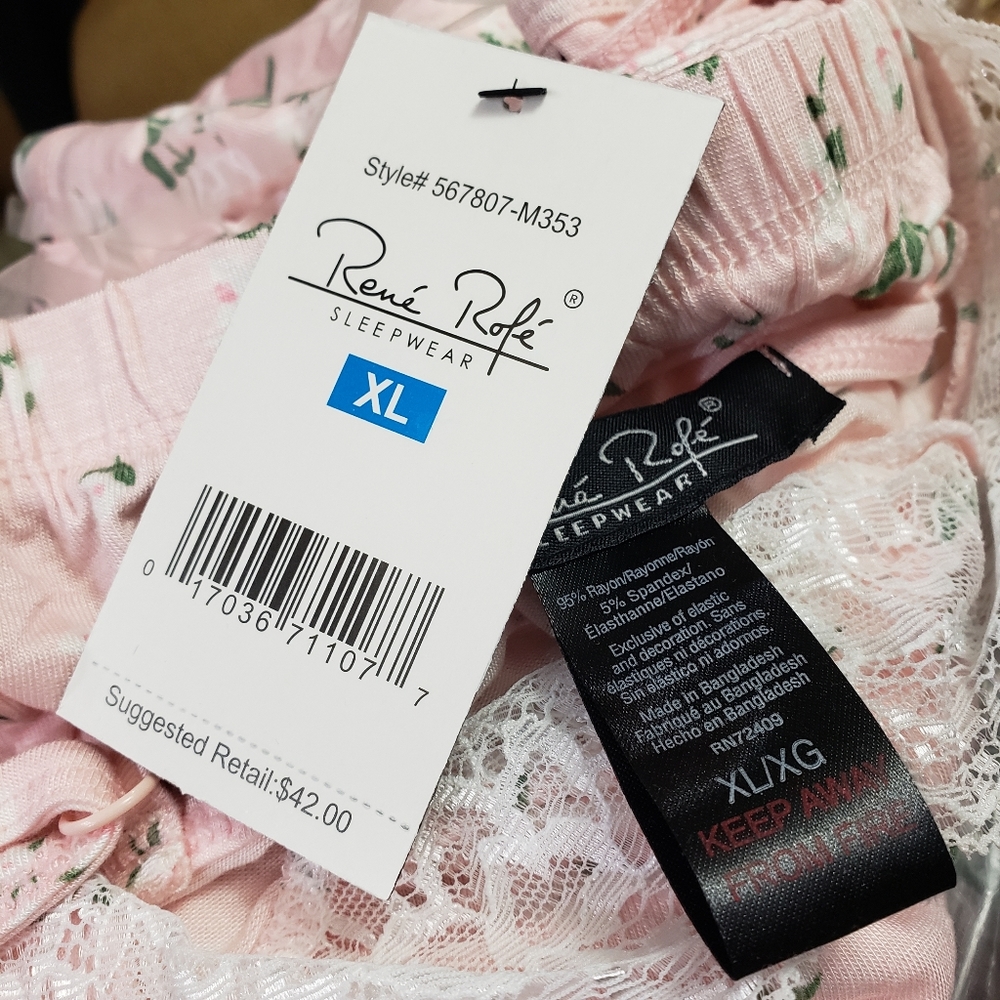 NWT Rene Rofe Pajamas Set X-Large - Picture 4 of 4